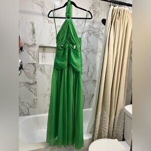 Green Formal Maxi Dress